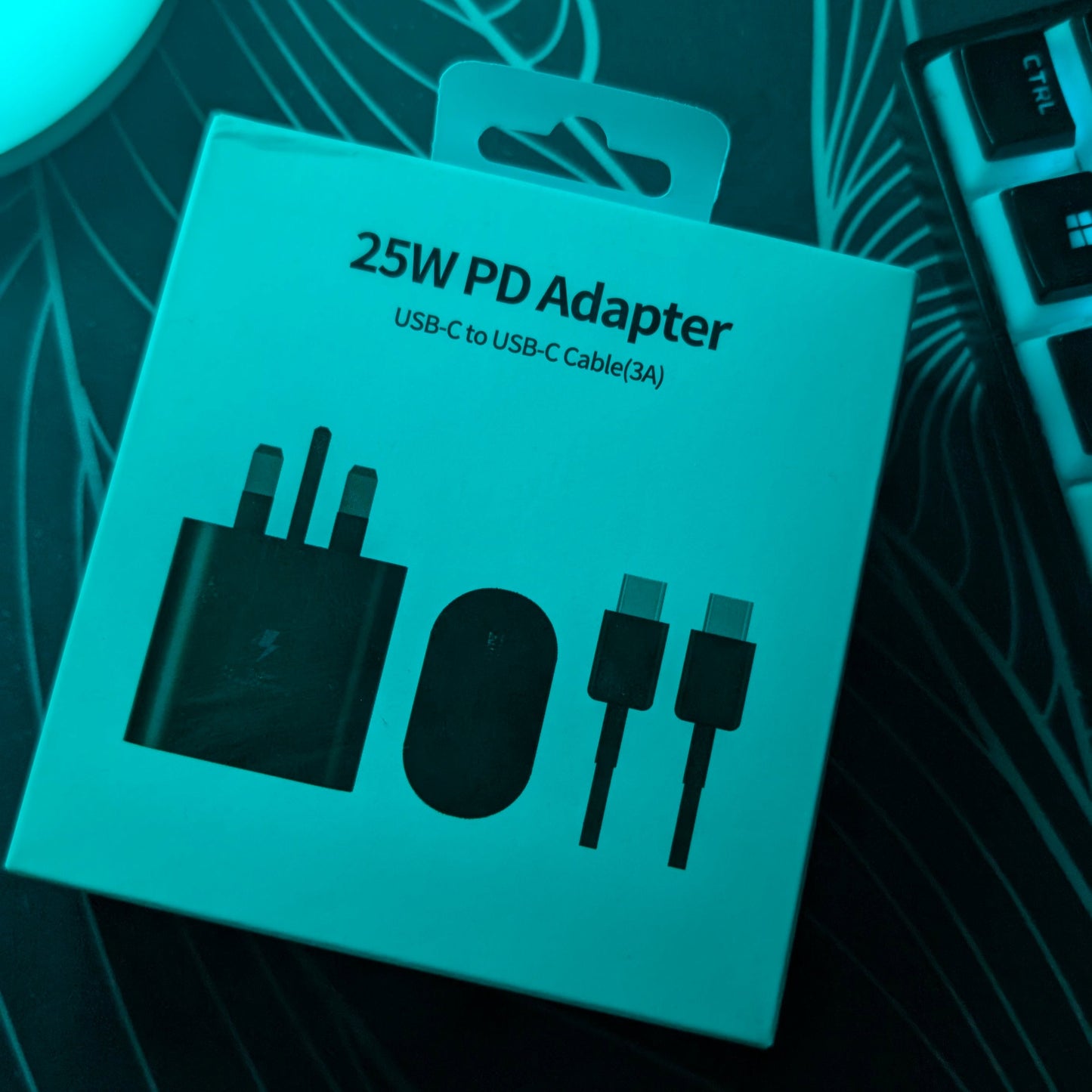 Power Pal 🔌┃Samsung Charger 2 in 1 UK 25W + C-C 1M 3A Cable