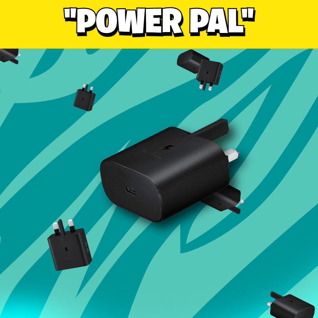 Power Pal 🔌┃Samsung Charger 2 in 1 UK 25W + C-C 1M 3A Cable