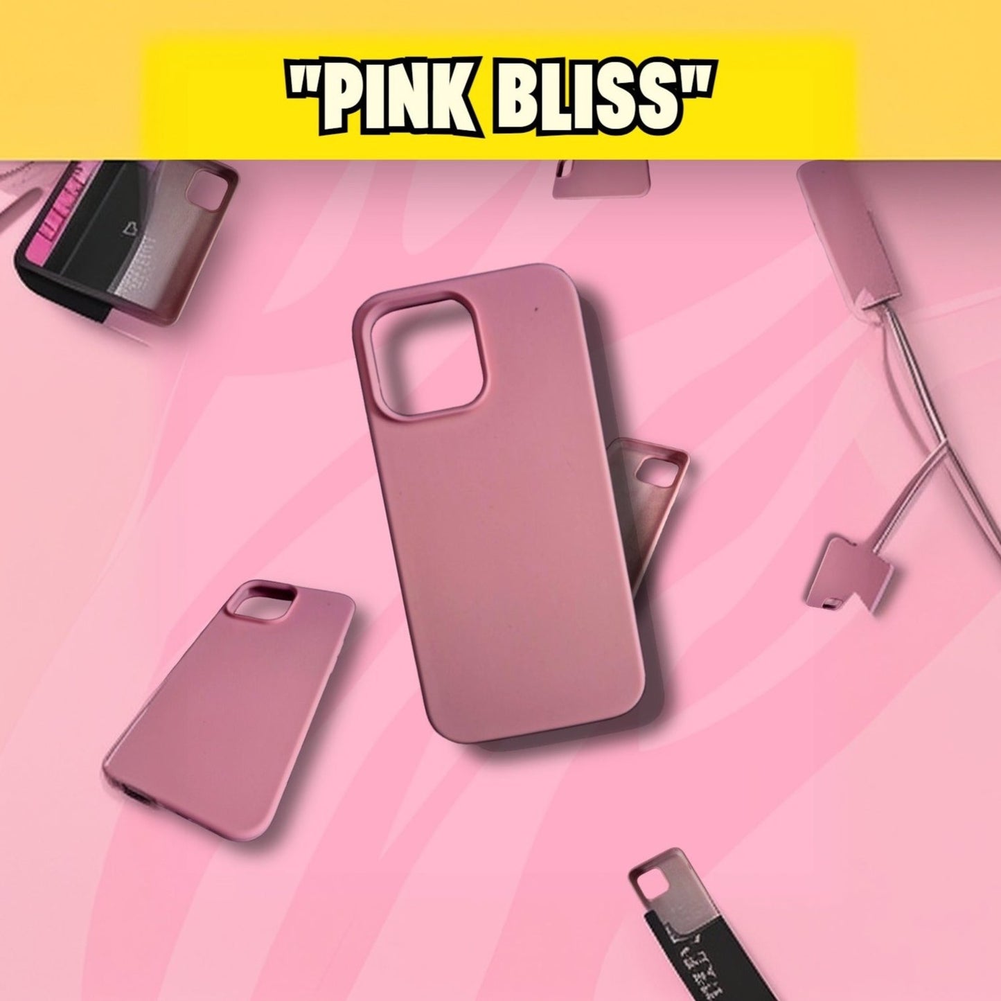 Pink Bliss 🌸┃iPhone 14 Pro Max & Plus Phone Case