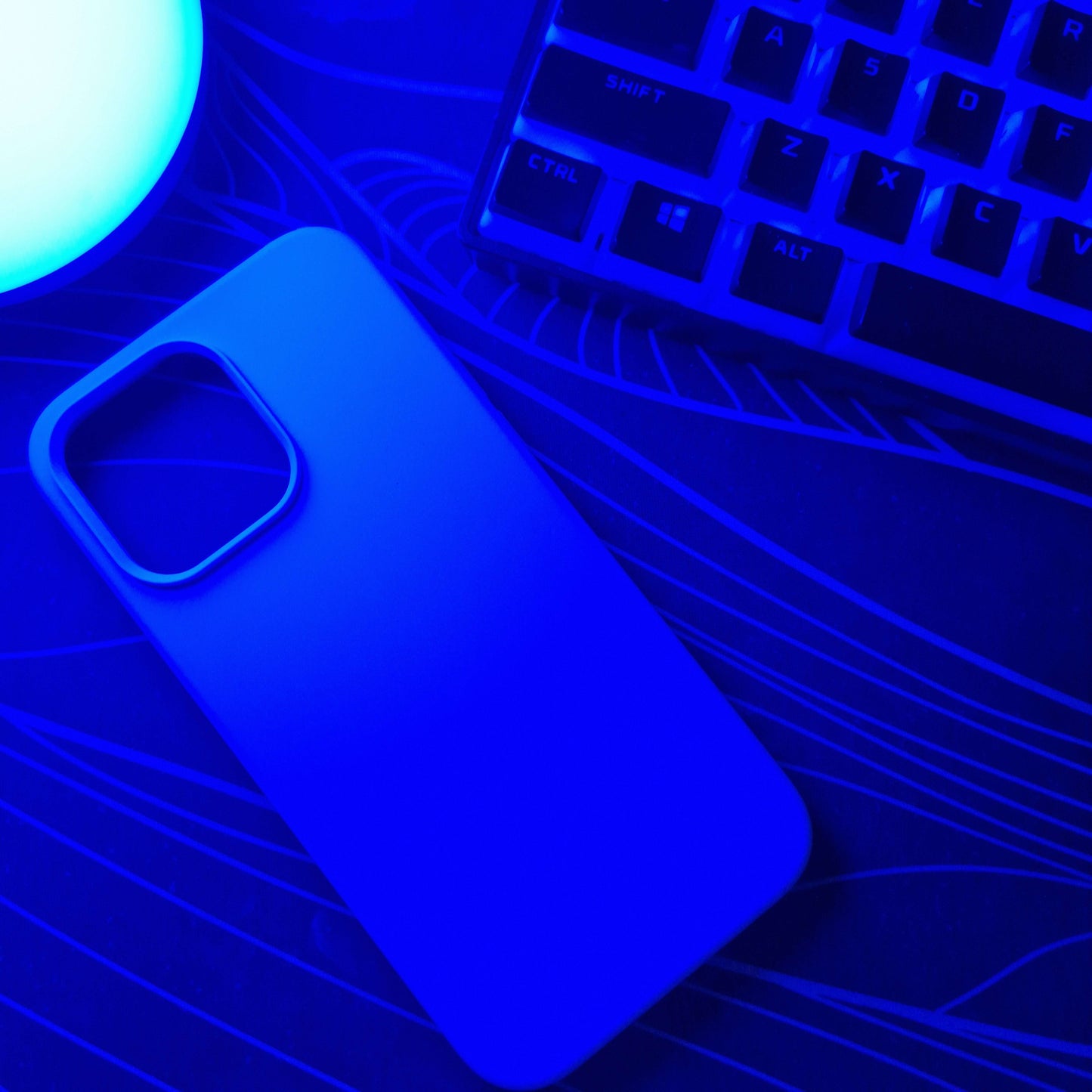 Blue Dash ⚡┃iPhone 14 Pro Max & Plus Phone Case